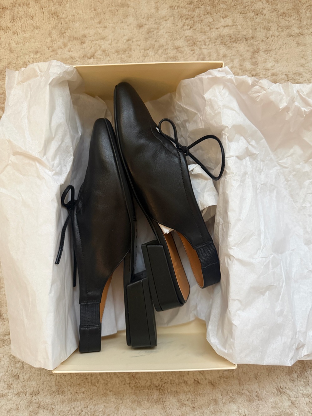 NEW Sezane Philippine Low Mary Janes in Smooth Black (US 6) - Picture 11 of 14